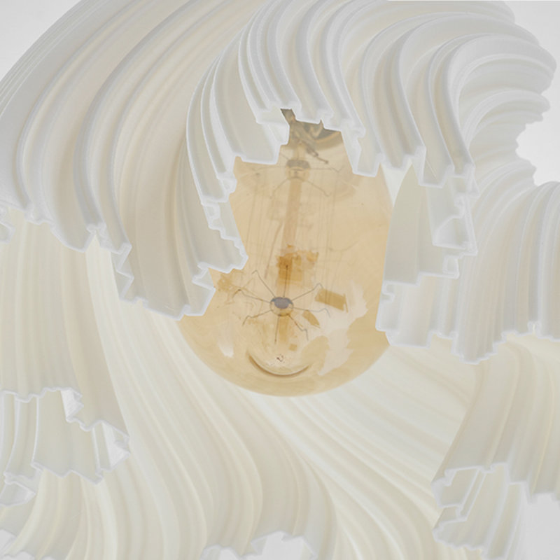 Jahmai 1 - Light White Cone Pendant