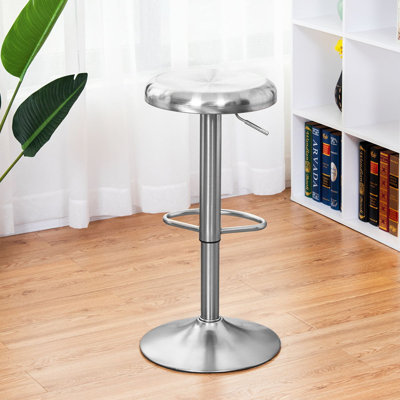 Tabouret de bar pivotant à hauteur ajustable Silvia