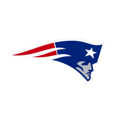 New England Patriots Layered Metal Wall Art