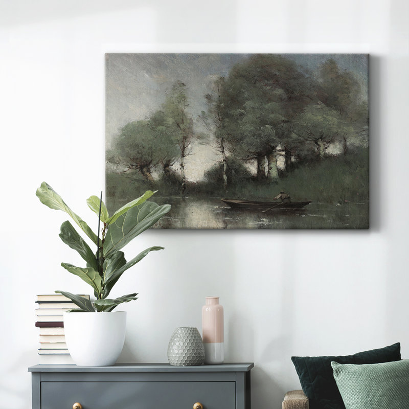 Paysage rétro-XXL III, H 13 po x l 19 po x P 1,5 po, Toile tendue