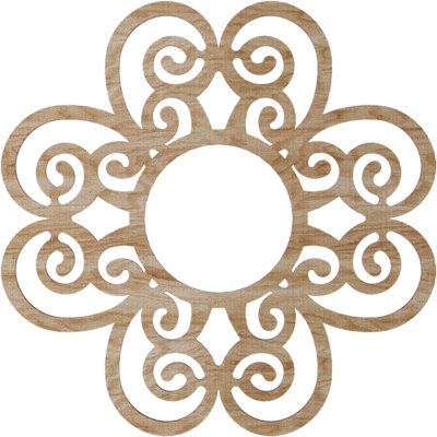 Cohen Wood Fretwork Pierced Ceiling Medallion