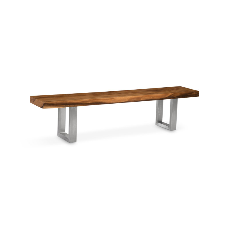Checker Solid Wood Bench