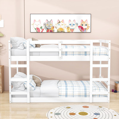 Emirhan Wooden Bunk Bed by Harriet Bee