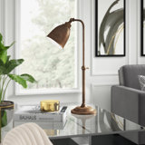 Aieden 28" Metal Adjustable Lantern Table Lamp with Dome Shade