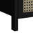 Malverne 2 - Drawer Nightstand in Black