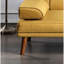 Couleur moutarde avec pieds en bois massif et rembourrage en mousse de style contemporain-778400608