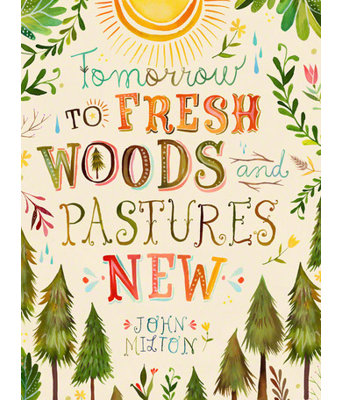 «Fresh Woods and Pastures», art sur toile