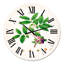 Horloge murale rétro London Plants-60281435