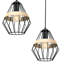 Bromide 3 - Light Black Pendant
