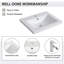 Ensemble de meuble-lavabo simple autoportant 24 po avec plateau en résine 24 po-1361466464