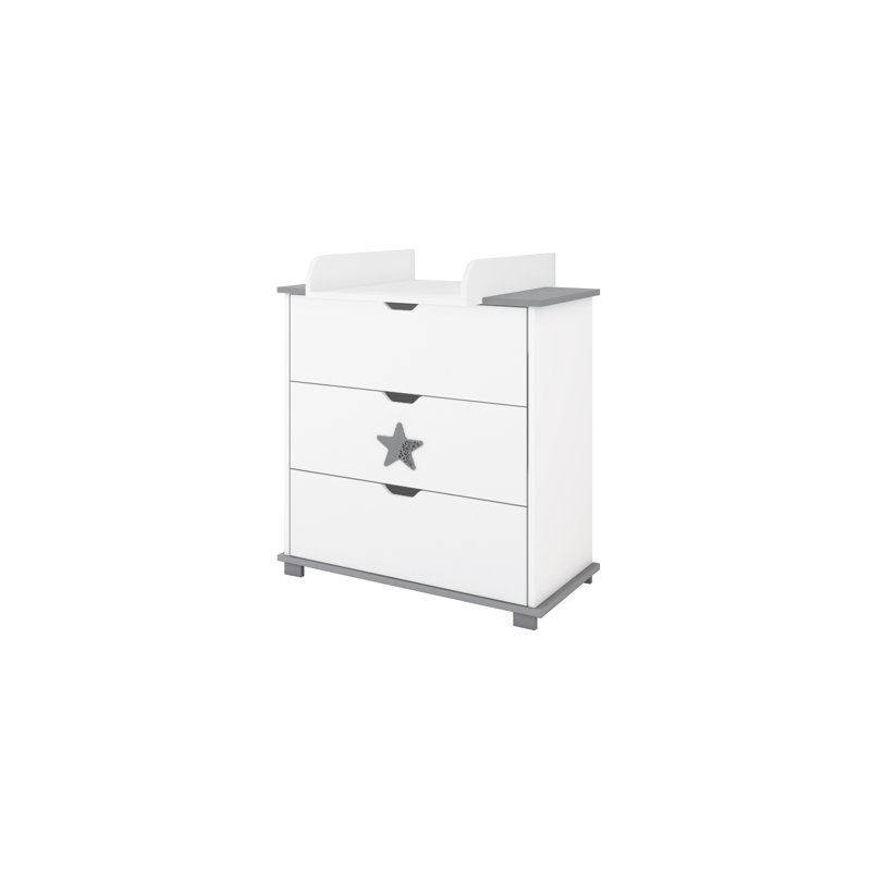 Epperson Kids 3 - Drawer Chest, White/Grey
