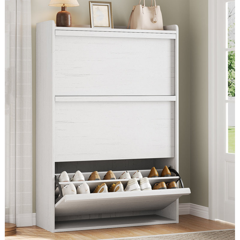 24 Pair Shoe Storage Cabinet