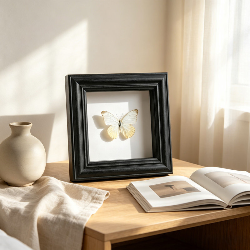 Glass Picture Frame, Black