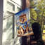 Drapeau Cowboy Welcome House-112699238