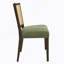 Ensemble de 2 chaises en rotin sans accoudoirs (brun foncé et vert)-448443874-448443875