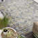 Deltufo Moroccan Reversible Flatweave Polypropylene Indoor / Outdoor Area Rug - Cream 
