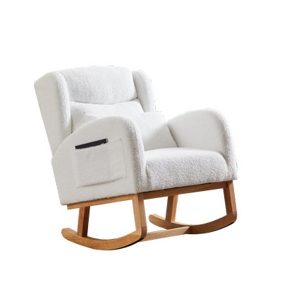 Maricelys Fabric Upholstered Rocking Chair