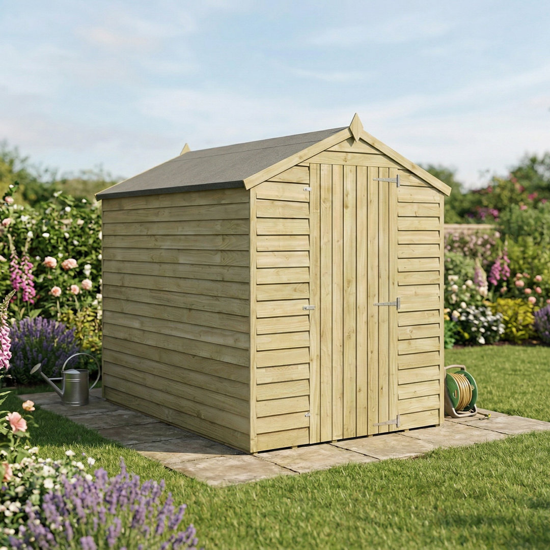 Mercia 7 x 5ft Overlap Apex Windowless Shed