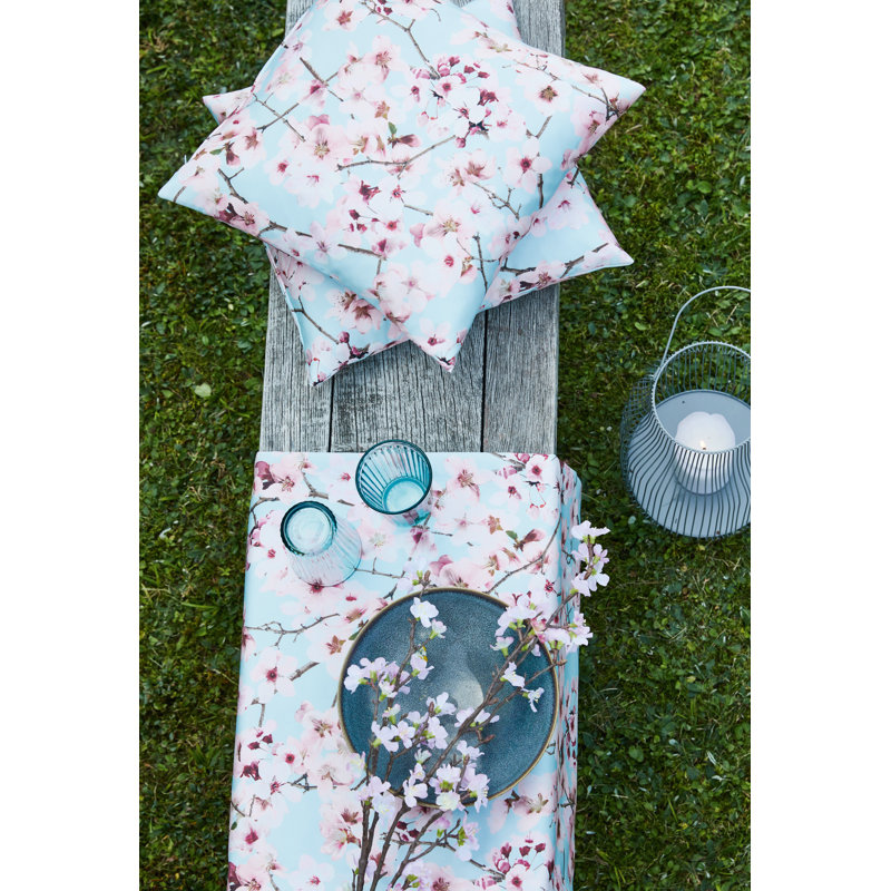 Tablecloth, Light Blue/Rose
