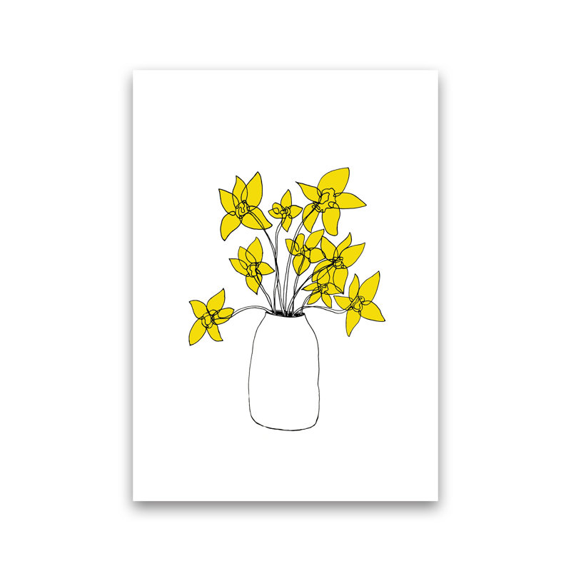 Daffodils Yellow by Carissa Tanton - Print, Unframed, 42cm H x 30cm W x 1cm D