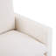Fauteuil rembourré en velours côtelé avec repose-pieds, fauteuil surdimensionné pour chambre à coucher, salon, bureau (beige)