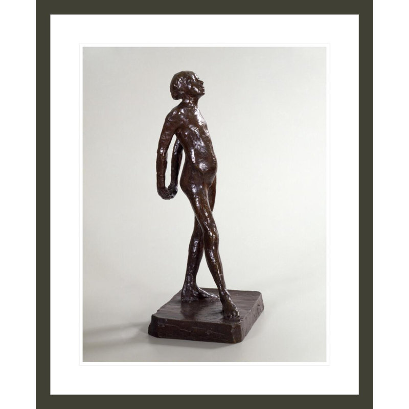Étude pour la petite danseuse de quatorze ans par Edgar Degas, impression giclée encadrée, H 28,52 po x l 23,5 po