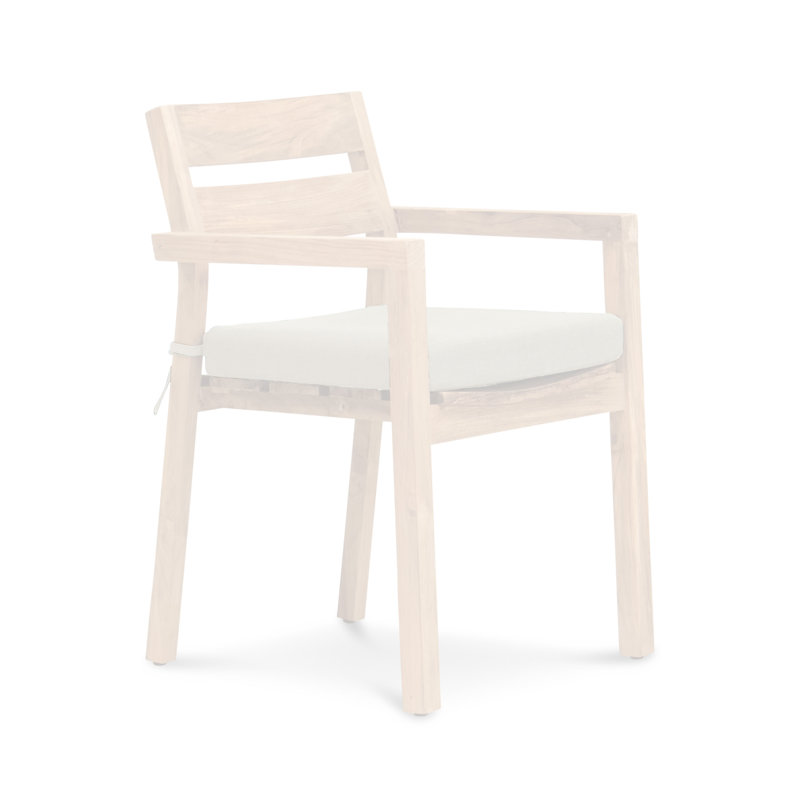 Asher/Pacifica Dining Chair Cushion -, White