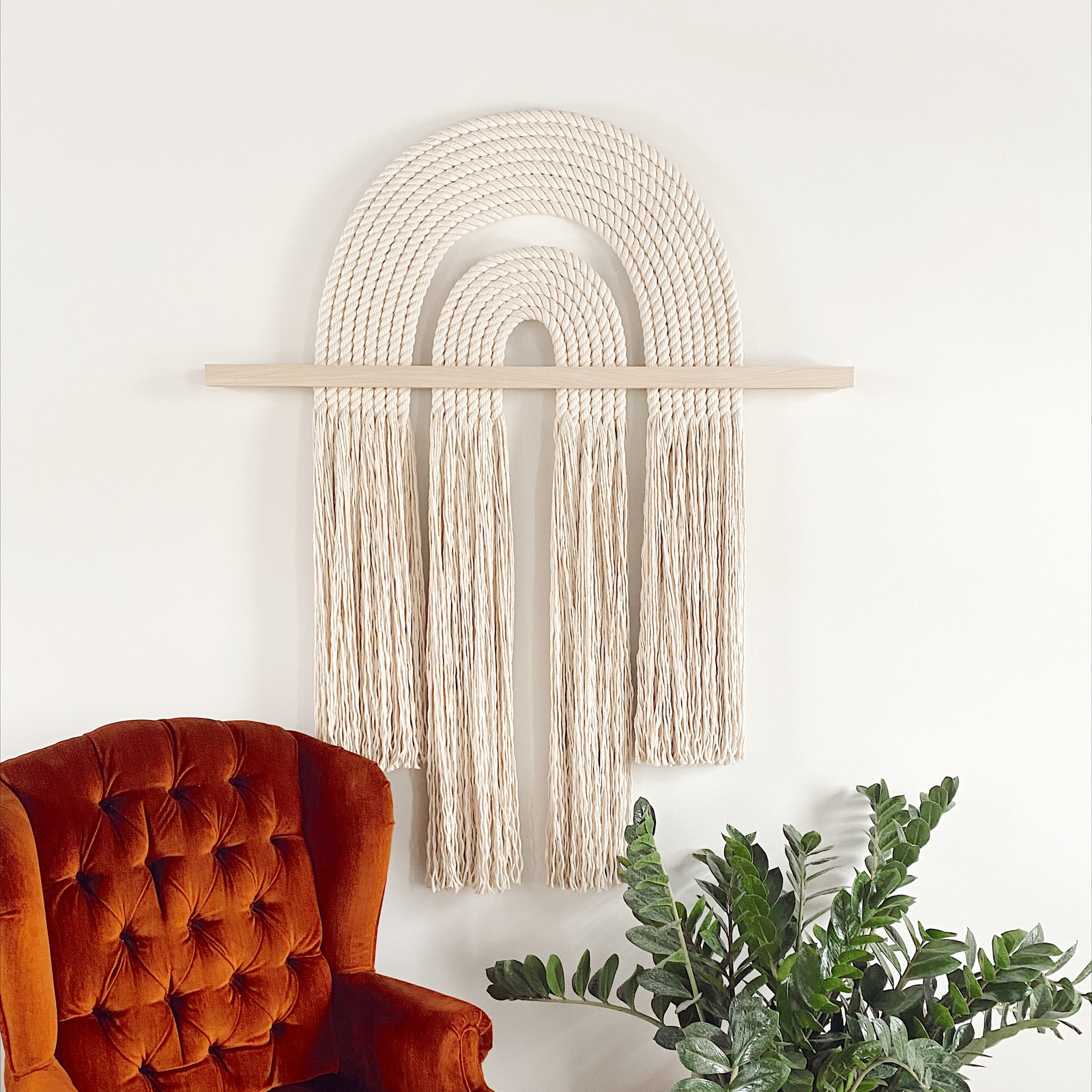 “Kimono” Arch Fiber Wall Hanging