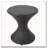 16-inch Multi-brown Wicker Hourgla Side Table