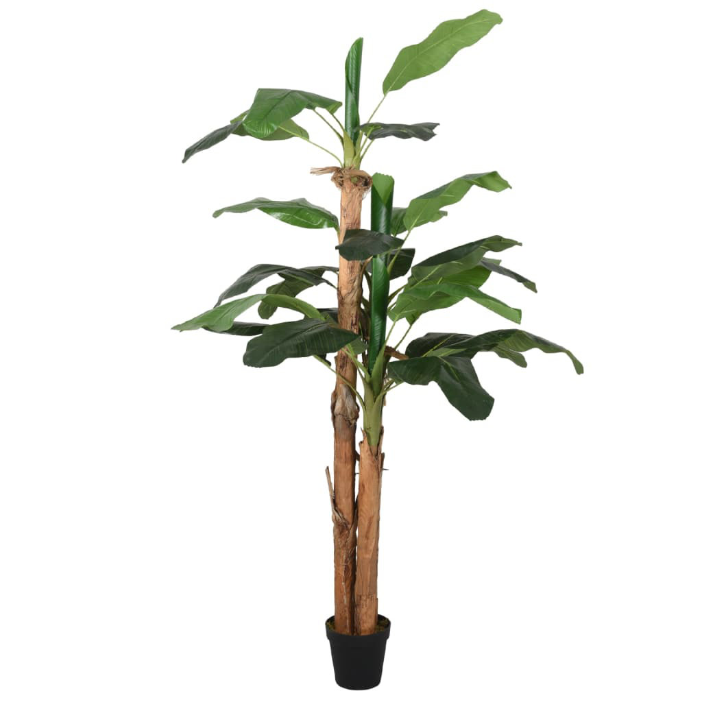 The Seasonal Aisle Faux Banana Leaf Tree in Pot | Wayfair.co.uk