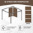 Aoodor Replacement 4-Panel Gazebo Sidewall Curtains-90565558-97531251
