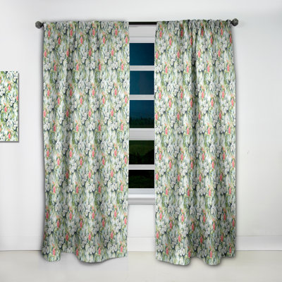 Rideau simple occultant Farmhouse Florals X - Farmhouse