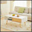 Table basse en rotin 41,34 po-931071724