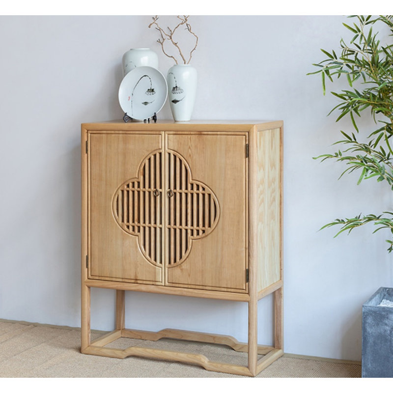 Armoire de véranda moderne en bois massif