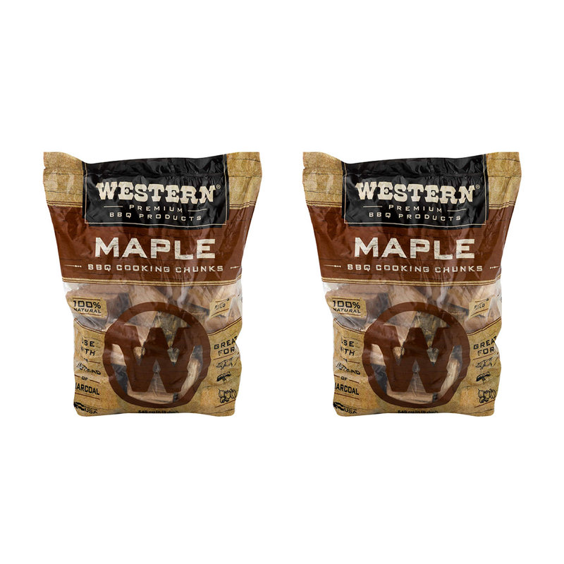 Western BBQ 33 Lb. Smoking Chunks, Set of 2