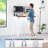 VIVO Single Motor Electric Desk with Push Button Memory Controller-129479326-129479300