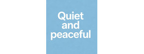 Quiet and peaceful Logo