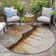 Machine Washable Indoor/Outdoor Xhevrie Paprika Rug