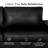 71.5" Vegan Leather Sofa with Wide Square Arms and Storage Pockets for Living Room Upholstered Couch-478038504