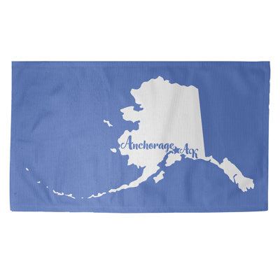 Tapis de la zone bleu alaska ancrage