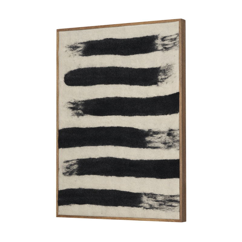 Art encadré en laine Rollins, 26.0L x 36.0H