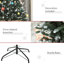 Green Realistic Artificial Pine Flocked/Frosted Christmas Tree-350407750