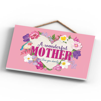 A Wonderful Mother - Print on MDF
