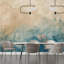 Murale aquarelle beige-738215059