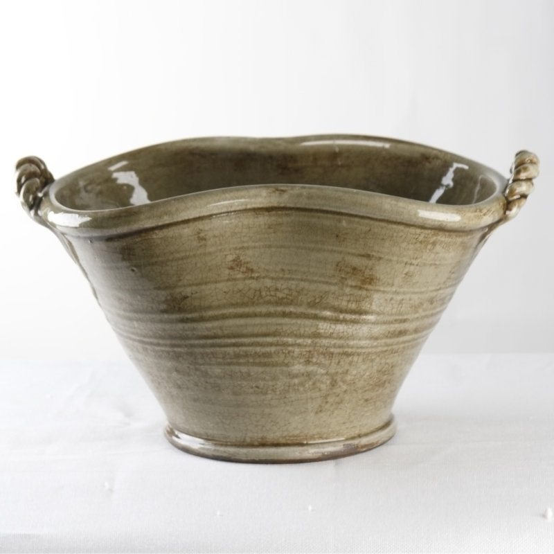 Pottery Decorative Bowl, Gray