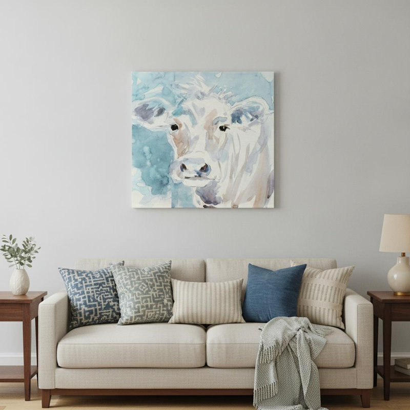 Toile non encadrée 40 "x 40", H 40 po x l 40 po x P 1,25 po