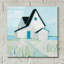 «Cottage by the Sea Neutral» par Phyllis Adams, art en verre acrylique Wal-800473628
