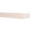Tablette de manteau de cheminée flottante Enrigue - Tablette moderne en bois de peuplier pour foyers, foyers et décor-91533508-91533509