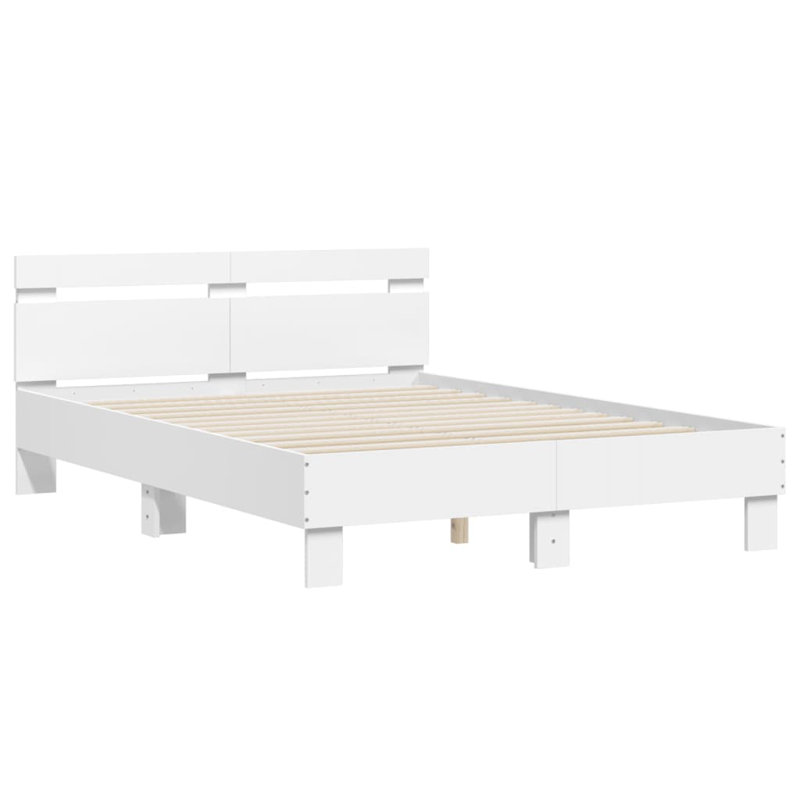 Bed Frame Durable, 120 x 200cm, White