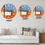 Minimal Compostions géométriques de formes élémentaires XXIX - Horloge murale moderne-59912922